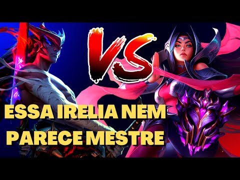 PEGOU COUNTER, MAS NAO SOUBE JOGAR - Yone vs Irelia - League of Legends