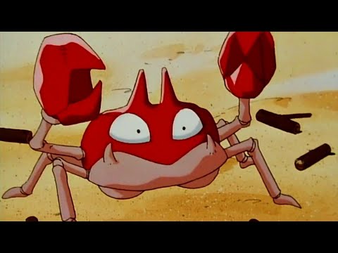 Ash catches a Krabby