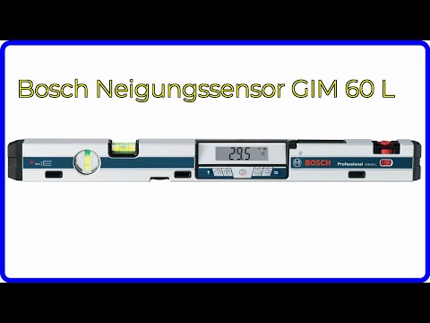 BEWERTUNG (2025): Bosch Neigungssensor GIM 60 L. WESENTLICHE Einzelheiten