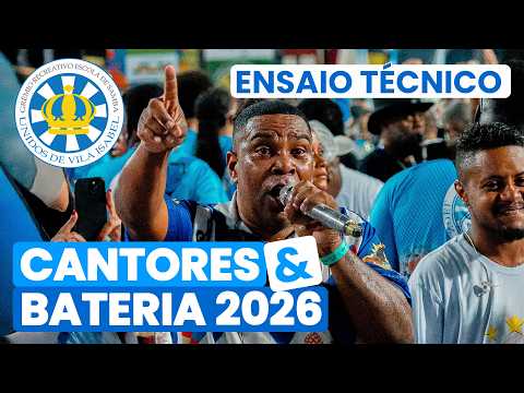 VILA ISABEL 2026 - 4K | ÚLTIMO ENSAIO TÉCNICO - LARGADA E PISTA | SAMBA AO VIVO #ET26