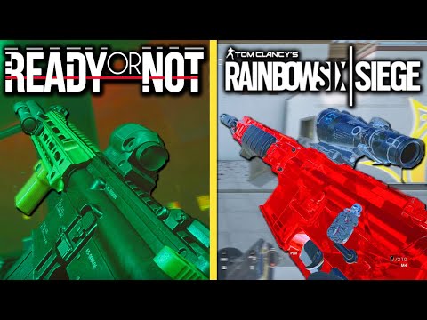 Ready Or Not VS Rainbow Six Siege - Gameplay Comparison
