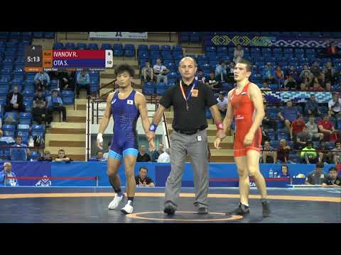 1/8 GR - 63 kg: R. IVANOV (RUS) v. S. OTA (JPN)