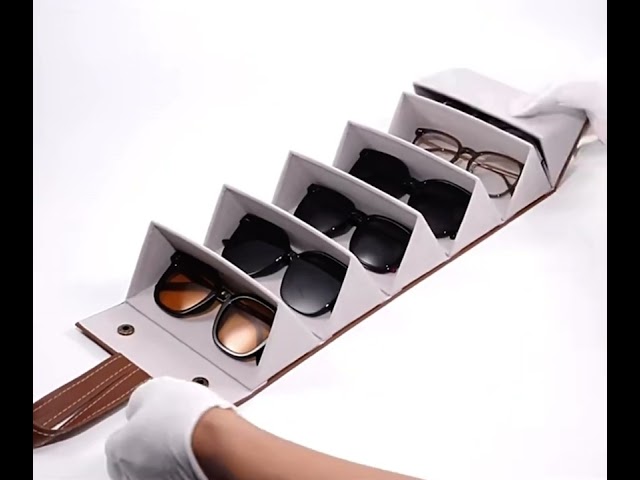 Vídeo relacionado con CO-Z Organizador para Gafas de Sol Caja para Gafas con 8 Estuches Caja de Gafas de Sol para Mujeres y Hombres Estuche de Organizadora de Colección para Gafas (8 Estuches)