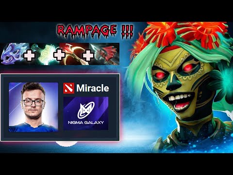 When Miracle- Gives his all to Muerta this Game  | Nigma vs PSG