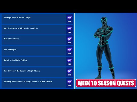 All Week 10 Season Quests Guide - Fortnite Chapter 3 Season 1