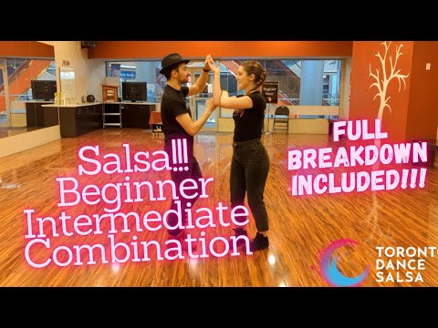 Salsa Dance - FULL BREAKDOWN Beginner/Intermediate Combination