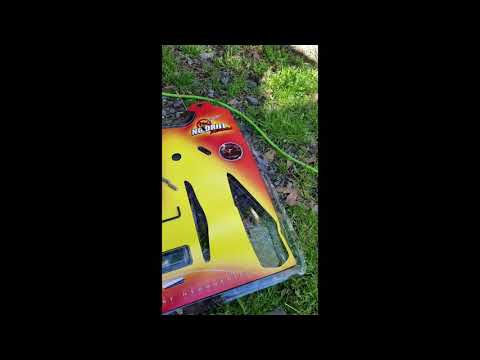 Stingray Starfire no-drill hydrofoil install.