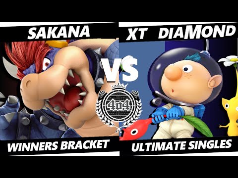 4o4 Smash Monthly 14 - 4Lynn| Sakana (Bowser) vs XT Diamond (Olimar) - Winners Round 3