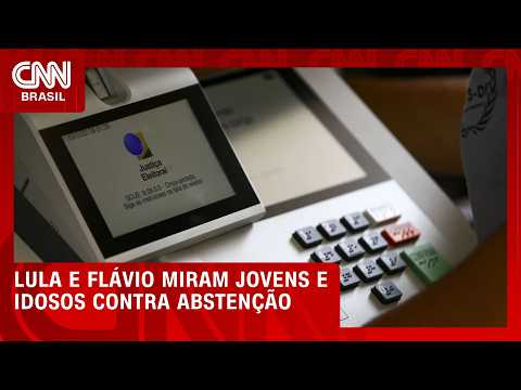 Lula e Flávio miram jovens e idosos contra abstenção; entenda | CNN PRIME TIME