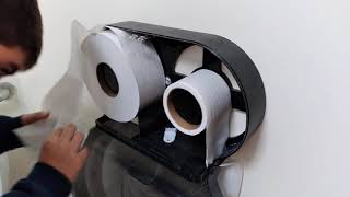HOW TO Change A Soap, Toilet Paper, And Paper Towel Dispenser