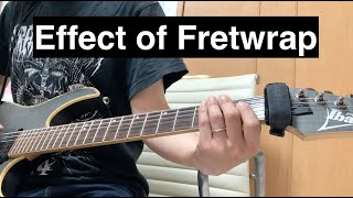 Video thumbnail for Effect of FretWrap by strattakk