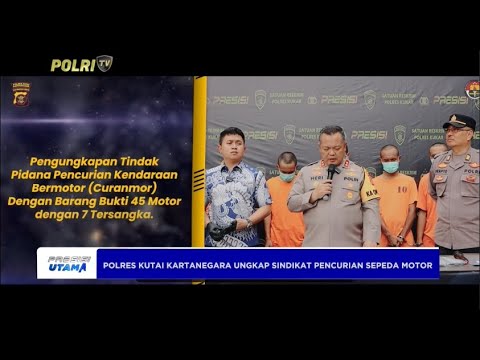 POLRES KUTAI KARTANEGARA UNGKAP SINDIKAT CURANMOR