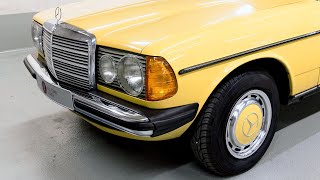 w123 Mercedes-Benz 230 Sahara Yellow 1979