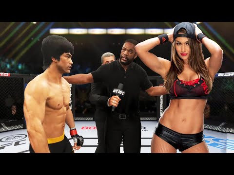 UFC 4 | Bruce Lee vs. Nikki Bella [WWE] (EA Sports UFC 4)