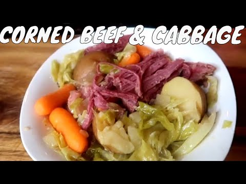 CORNED BEEF AND CABBAGE SLOW COOKED