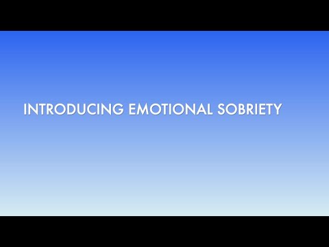 Emotional Sobriety Book Study