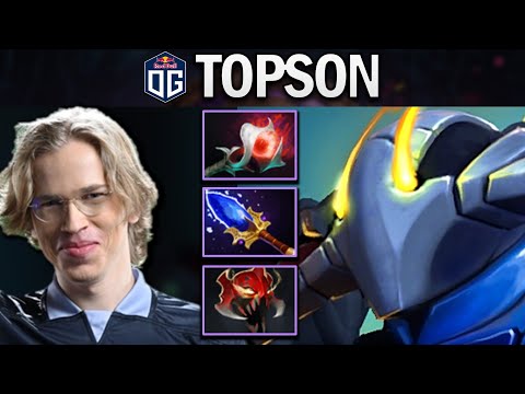 OG.TOPSON TRIES TO MID WITH SVEN - DOTA 2 PRO GAMEPLAY