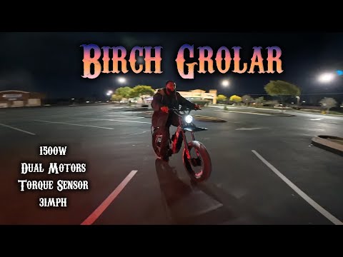 Birch Grolar AWD eBike - RANGE TEST & NIGHT RIDE