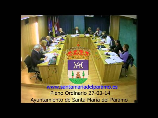 Pleno Ordinario (27 de abril de 2014)