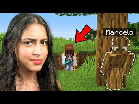 TROLLEI minha amiga com DISFARCE no Esconde Esconde