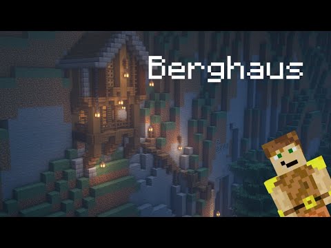 Survivalhaus am Berg bauen | Minecraft Basteln und Bauen 1.19 | Berghaus bauen
