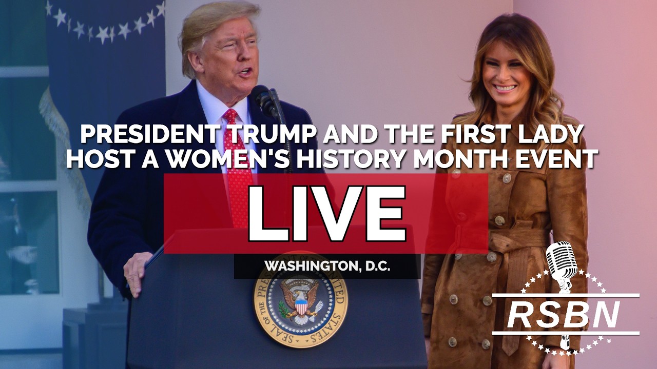 LIVE REPLAY: President Trump and the First Lady Host a Women's History Month Event - 03/12/26