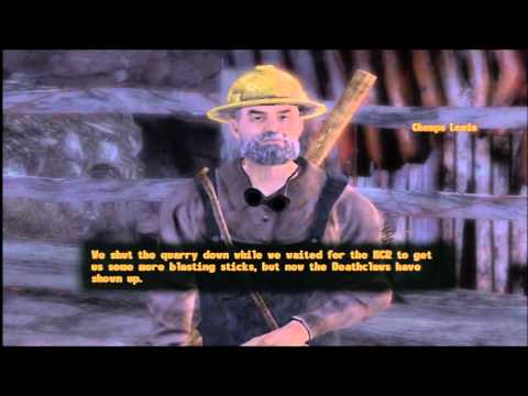 Let's Play Fallout New Vegas Very Hard-Hardcore Mode pt 47: The Deathclaw Town