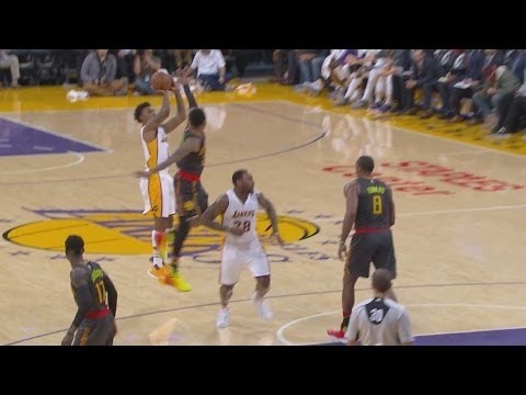 Nick Young Four-Point Play | Hawks vs Lakers | November 27, 2016 | 2016-17 NBA S