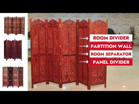 Best Sheesham Wood Room Divider | YT900 Video