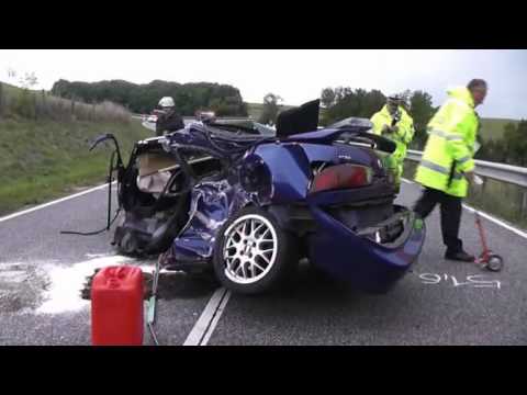 Schwerer Unfall mit zwei US-Amerikanern