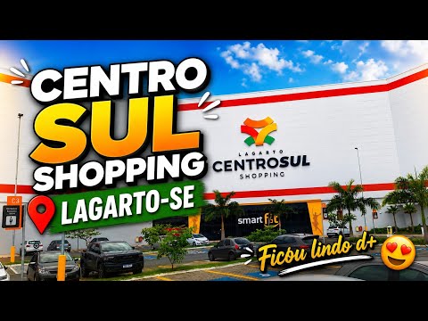 Conheça o Centro Sul Shopping em Lagarto-SE #shopping