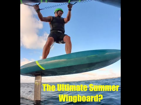 The Ultimate Summer Wingfoil Board? The Magical GONG Cruzader riding a 7am Summer Breeze...