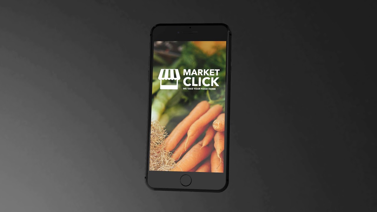 Black iPhone Video Floating and Rotating Mockup