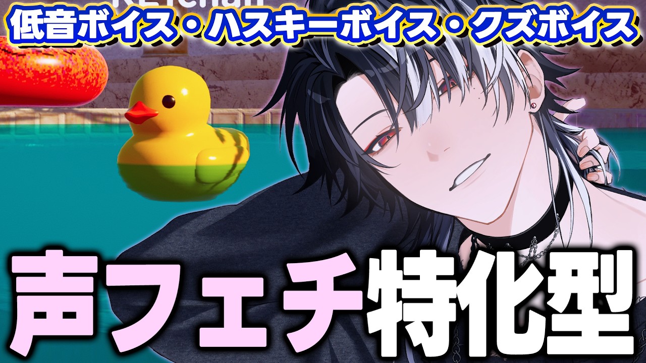 【雑談】ガチでいい声の人がアヒルを眺めるだけのまるでASMRかのような配信【KE1chan / VTuber】