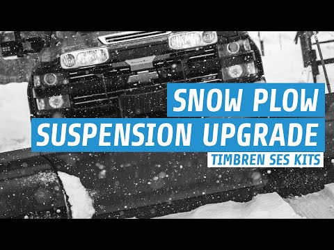 Snow Plow Suspension Upgrades using Timbren SES Kits