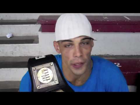 New 185 lbs Just Scrap Champion Paul Norman talks about his win last night