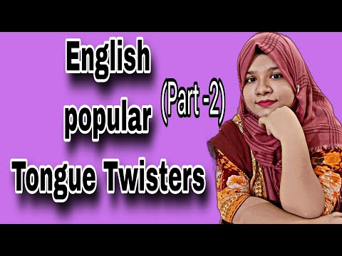 New tongue twisters | Popular tongue twisters|Difficult tongue twisters
