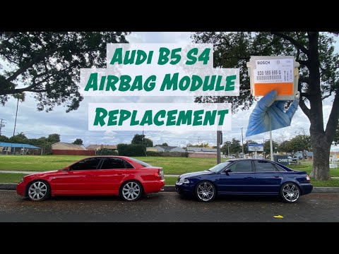 DIY Airbag Control Module Replacement B5 S4 A6 Allroad Fault Code 65535