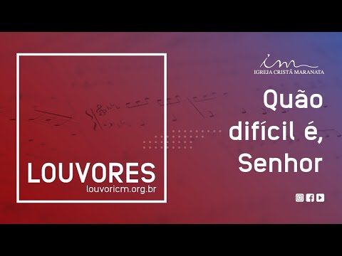 Quão Difícil É Senhor (faze - me Um Vencedor)…