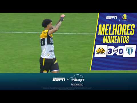 Gols e melhores lances de Criciúma x Avaí