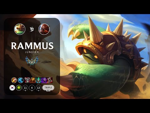 Rammus Jungle vs Gragas - KR Challenger Patch 13.24