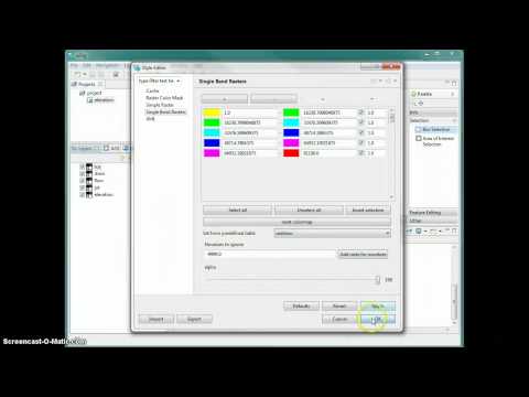 uDig howtos - Extract a watershed from a DEM