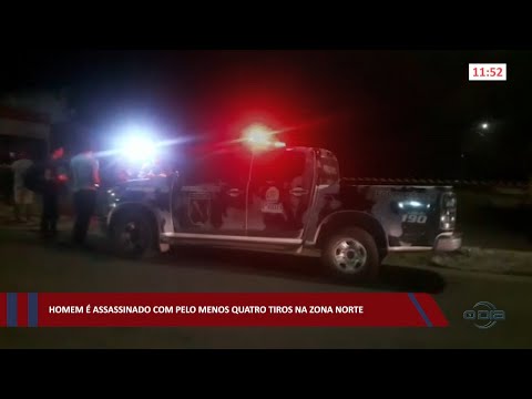 Homem é assassinado com pelo menos quatro tiros na zona norte 24 10 2022