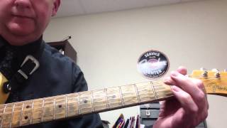 Jimmy Reed Style Shuffle Through A 12 bar Blues With A Turnaround