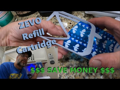 ZEVO REFILL - The ABSOLUTE BEST Way to REFILL Your ZEVO Plug-in Light M364 with MAX Cartridge!