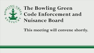 5/28/19 Code Enforcement & Nuisance Board