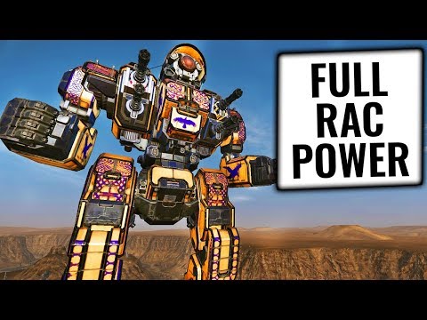 THE SOUND OF RAC CANNONS! - Cyclops Build - German Mechgineering #109 - Mechwarrior Online 2019 MWO