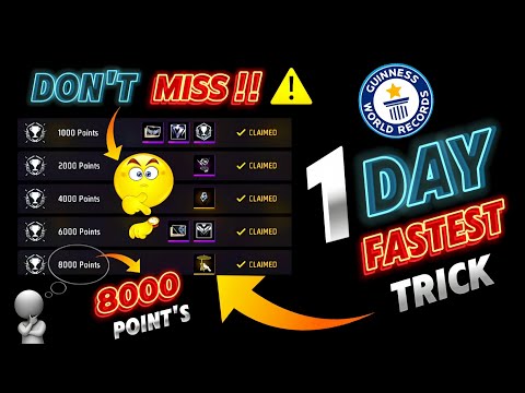 HOW TO COMPLETE 8000 POINTS VERY FASTLY || [ God Level Trick 🔥 & Calculation 🧠 ]