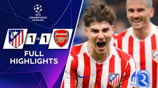FULL HIGHLIGHT (1-1) ATLETICO MADRID VS ARSENAL UEFA CHAMPIONS LEAGUE 2026 GYOKERES & ALVAREZ GOAL