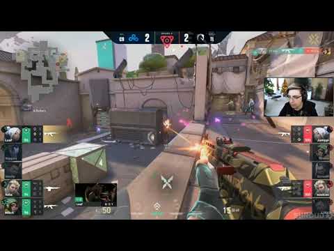 C9 leaf is S1mple of VALORANT Ace clutch || Shroud, Tarik Reactions || C9 vs TL